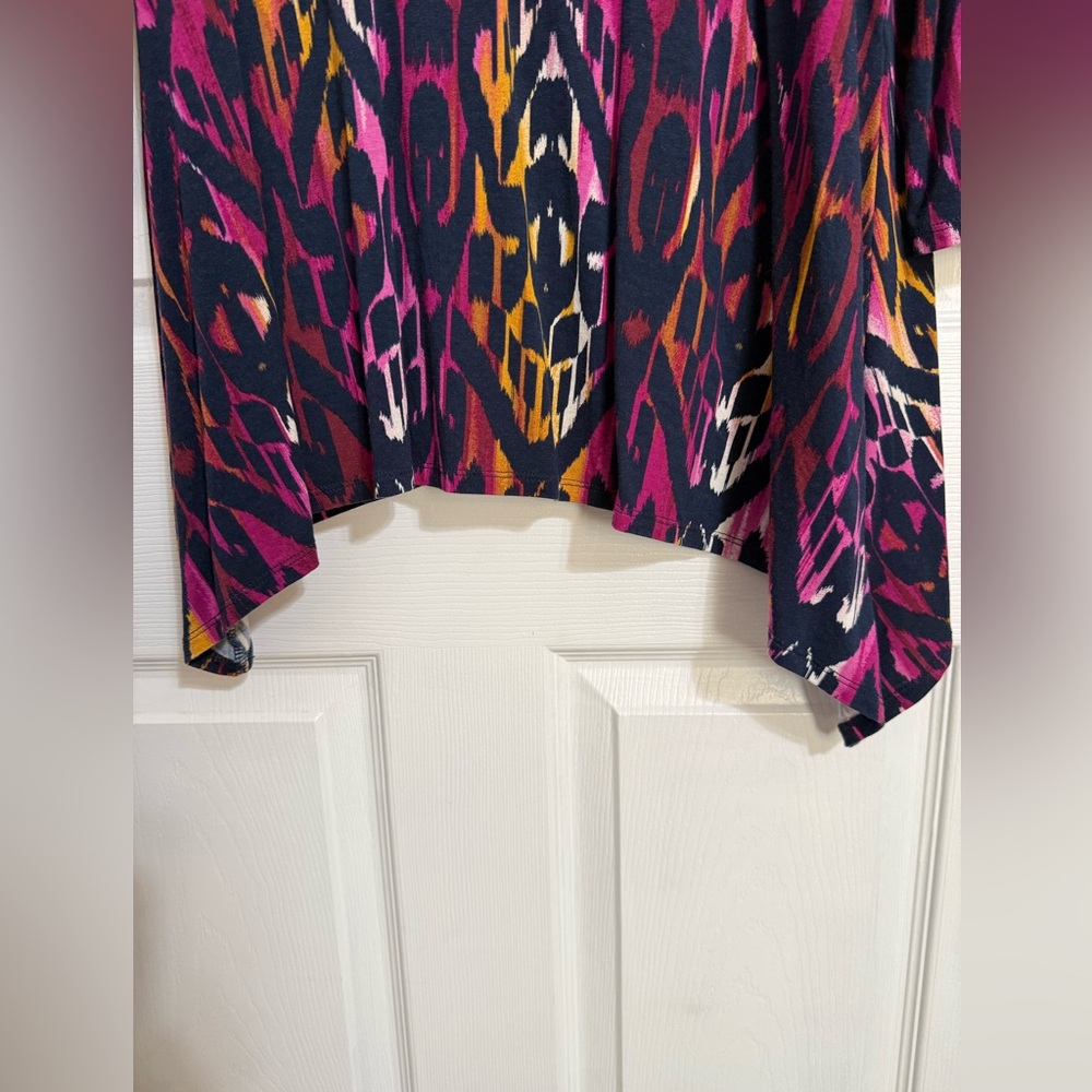 Ruby Rd. Multicolor Geometric Tunic Top - Picture 2 of 4